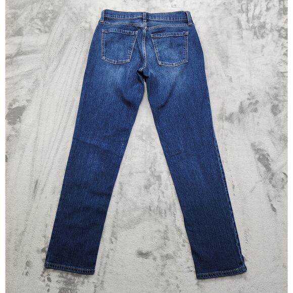 Old Navy Jeans Womens 2 Blue Mid Rise Wow Boyfriend Straight Relaxed Stretch - Picture 3 of 12